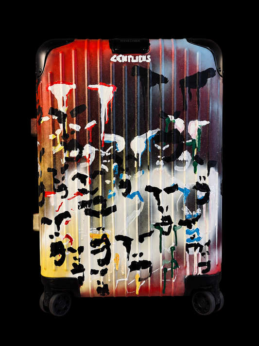 ONE OF ONE  - HAND PAINTED RIMOWA CABIN LUGGAGE