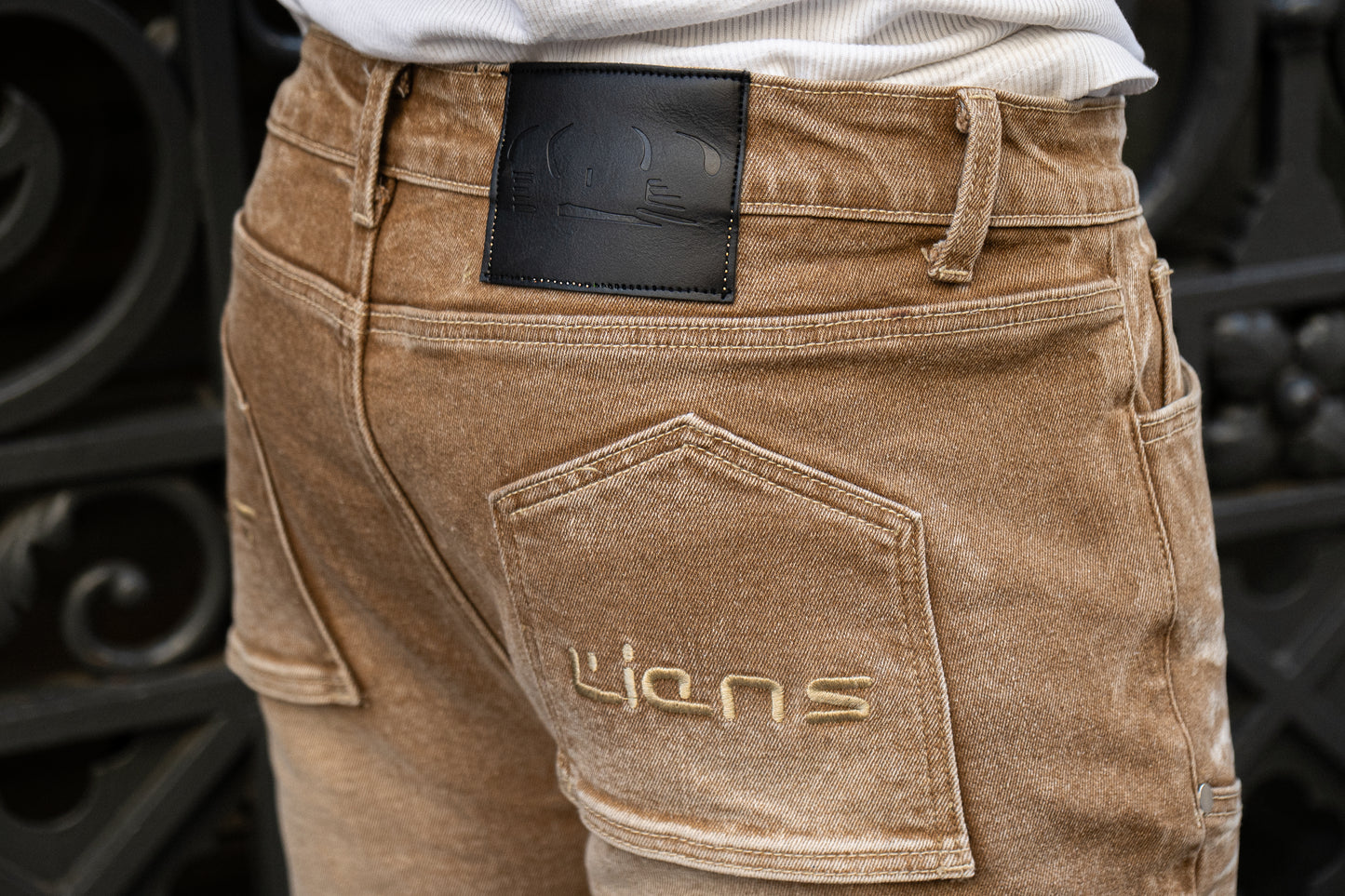 GOR3E FLARE JEAN TOBACCO