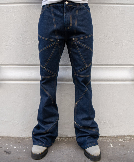 GOR3E FLARE JEAN INDIGO