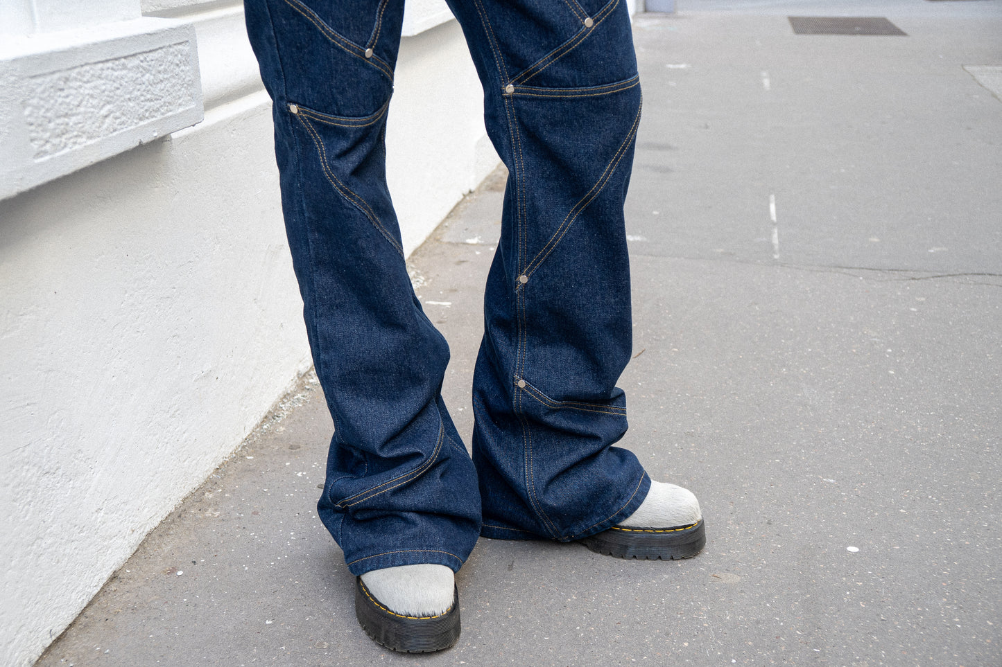 GOR3E FLARE JEAN INDIGO