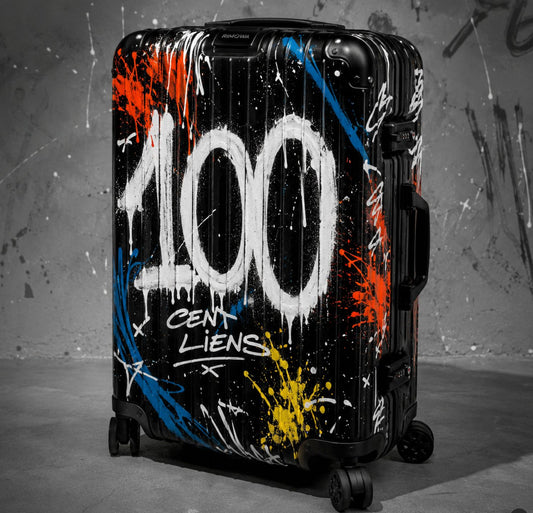 ONE OF ONE  - HAND PAINTED RIMOWA CABIN LUGGAGE